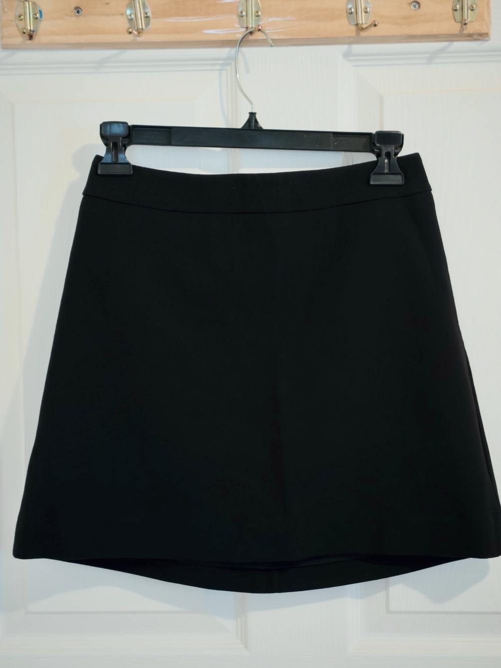 Express Women’s Black A-Line Short Skirt Size 0 Zip Closure Lined Twill Blend